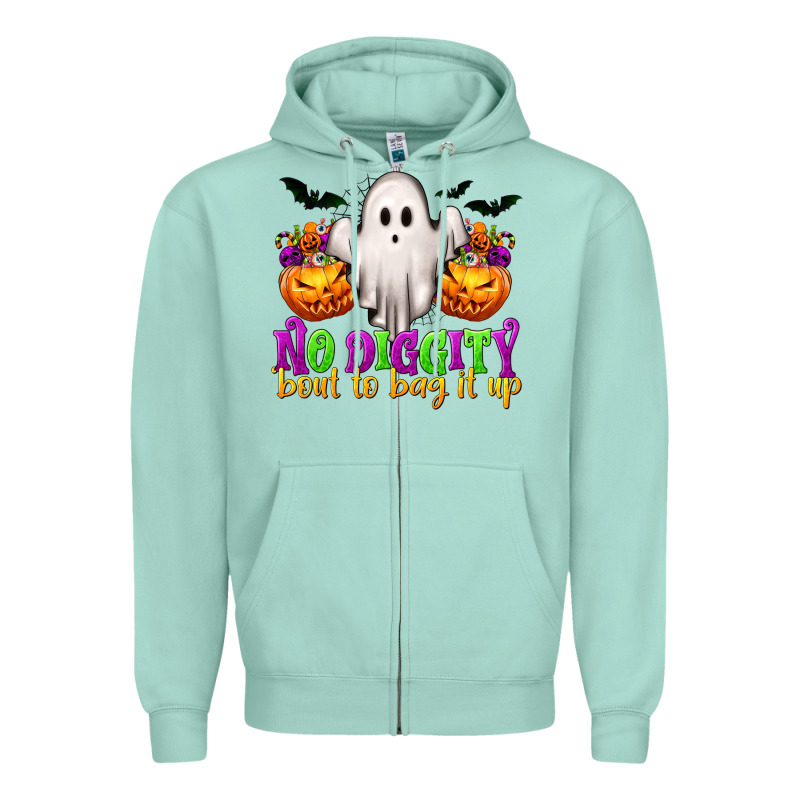 No Diggity 'bout To Bag It Up Zipper Hoodie by texasbilliewilder | Teevron