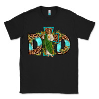 Black dad san judas sunflower leopard turquoise Classic Tee - JahusDesignShop