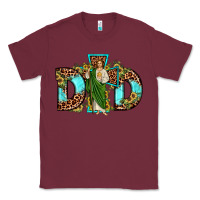 Burgundy dad san judas sunflower leopard turquoise Classic Tee - JahusDesignShop
