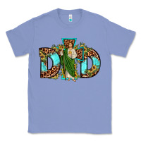 Colony Blue dad san judas sunflower leopard turquoise Classic Tee - JahusDesignShop