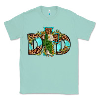 Seafoam dad san judas sunflower leopard turquoise Classic Tee - JahusDesignShop