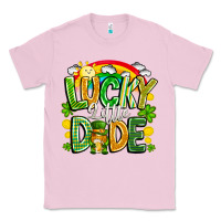 Bubblegum Pink Lucky Little Dude Classic Tee - CowhideDigitalArt