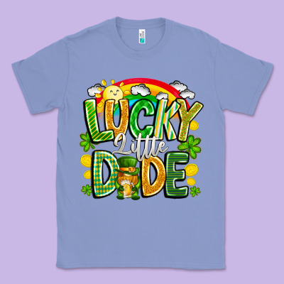 Lucky Little Dude Classic Tee Designed By Cowhidedigitalart