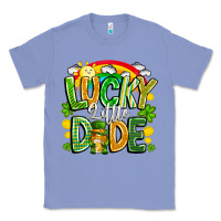 Colony Blue Lucky Little Dude Classic Tee - CowhideDigitalArt