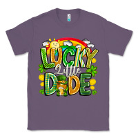 Lavender Lucky Little Dude Classic Tee - CowhideDigitalArt