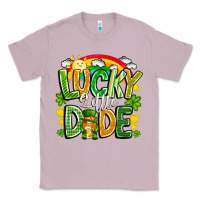 Lilac Lucky Little Dude Classic Tee - CowhideDigitalArt