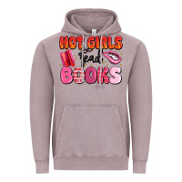 Vintage Zinc hot girls read books Vintage Hoodie - MaliasSmallBusiness