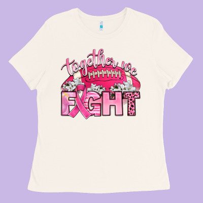 Together We Fight Ladies Tee Designed By Artiststas