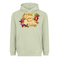Matcha merry and bright gnome Heavyweight Hoodie - CowGirlArtShop