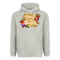 Moon Dust merry and bright gnome Heavyweight Hoodie - CowGirlArtShop