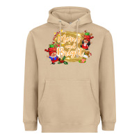 Mushroom merry and bright gnome Heavyweight Hoodie - CowGirlArtShop