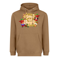 Toasted Coconut merry and bright gnome Heavyweight Hoodie - CowGirlArtShop