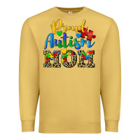 Antique Gold proud autism mom Premium Sweatshirt - CowGirlArtShop