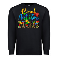 Black proud autism mom Premium Sweatshirt - CowGirlArtShop