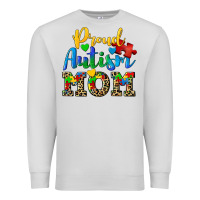 Dove Grey proud autism mom Premium Sweatshirt - CowGirlArtShop