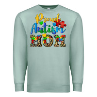 Seafoam proud autism mom Premium Sweatshirt - CowGirlArtShop