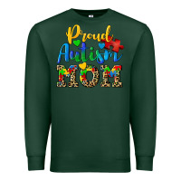 Sports Green proud autism mom Premium Sweatshirt - CowGirlArtShop