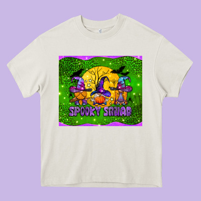 Spooky Squad Mouse Pad Heavy Core Tee Designed By Bundleandbundleshop