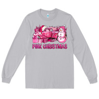 Moon Dust Pink Christmas Truck Long Sleeve Tee - BundleAndBundleShop