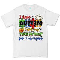 White i have autism i can't say trick or treat Premium Tee - JahusDesignShop