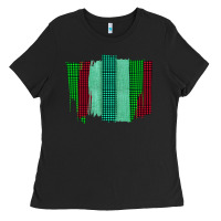 Black Green Red Western Farm Life Brush Stroke Ladies Tee - Bettercallsaul