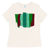 Bone Green Red Western Farm Life Brush Stroke Ladies Tee - Bettercallsaul