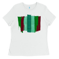 White Green Red Western Farm Life Brush Stroke Ladies Tee - Bettercallsaul