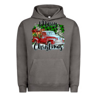 Pigment Tornado Merry Christmas Truck With Gifts Urban Hoodie - FaDigitalArtStudio