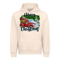 Sandshell Merry Christmas Truck With Gifts Urban Hoodie - FaDigitalArtStudio
