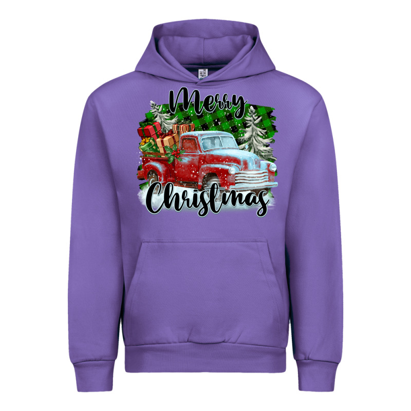 Merry Christmas Truck With Gifts Urban Hoodie by FaDigitalArtStudio | Teevron