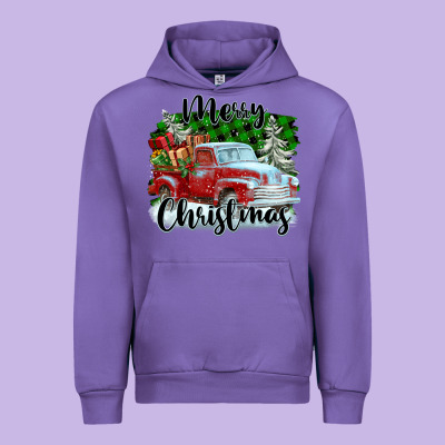 Merry Christmas Truck With Gifts Urban Hoodie Designed By Fadigitalartstudio