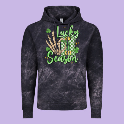 Lucky Season Vintage Hoodie Designed By Maliassmallbusiness