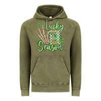 Vintage Olive lucky season Vintage Hoodie - MaliasSmallBusiness