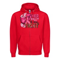 Red her fight is our fight Zipper Hoodie - NancyCooperArtShop