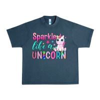 Midnight Navy sparkle like a unicorn Urban Heavy Tee - NancyCooperArtShop