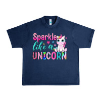 Navy sparkle like a unicorn Urban Heavy Tee - NancyCooperArtShop