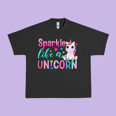 Sparkle Like A Unicorn Urban Heavy Tee Designed By Nancycooperartshop
