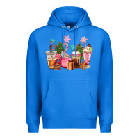 True Royal pink christmas coffe cups Premium Hoodie - CowGirlArtShop