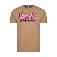 Vintage Coffee love all day every day Vintage Tee - MaliasSmallBusiness