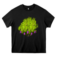 Black halloween patch Heavy Core Tee - BundleAndBundleShop