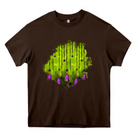 Chocolate Brown halloween patch Heavy Core Tee - BundleAndBundleShop