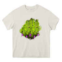 Cream halloween patch Heavy Core Tee - BundleAndBundleShop