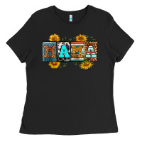 Black license letters western mama Ladies Tee - RanaPortraitStore