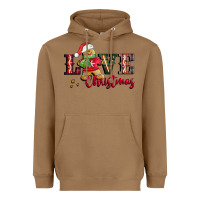 Love Christmas Gingerbread Heavyweight Hoodie | Teevron