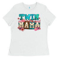 White twin mama Ladies Tee - AdoDesignShop