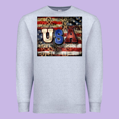 Usa Premium Sweatshirt Designed By Cowgirlartshop