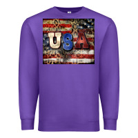 Purple usa Premium Sweatshirt - CowGirlArtShop