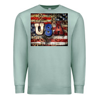 Seafoam usa Premium Sweatshirt - CowGirlArtShop