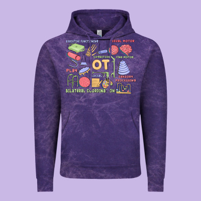 Biliteral Coordintiom Vintage Hoodie Designed By Maliassmallbusiness