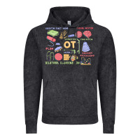 Vintage Black biliteral coordintiom Vintage Hoodie - MaliasSmallBusiness